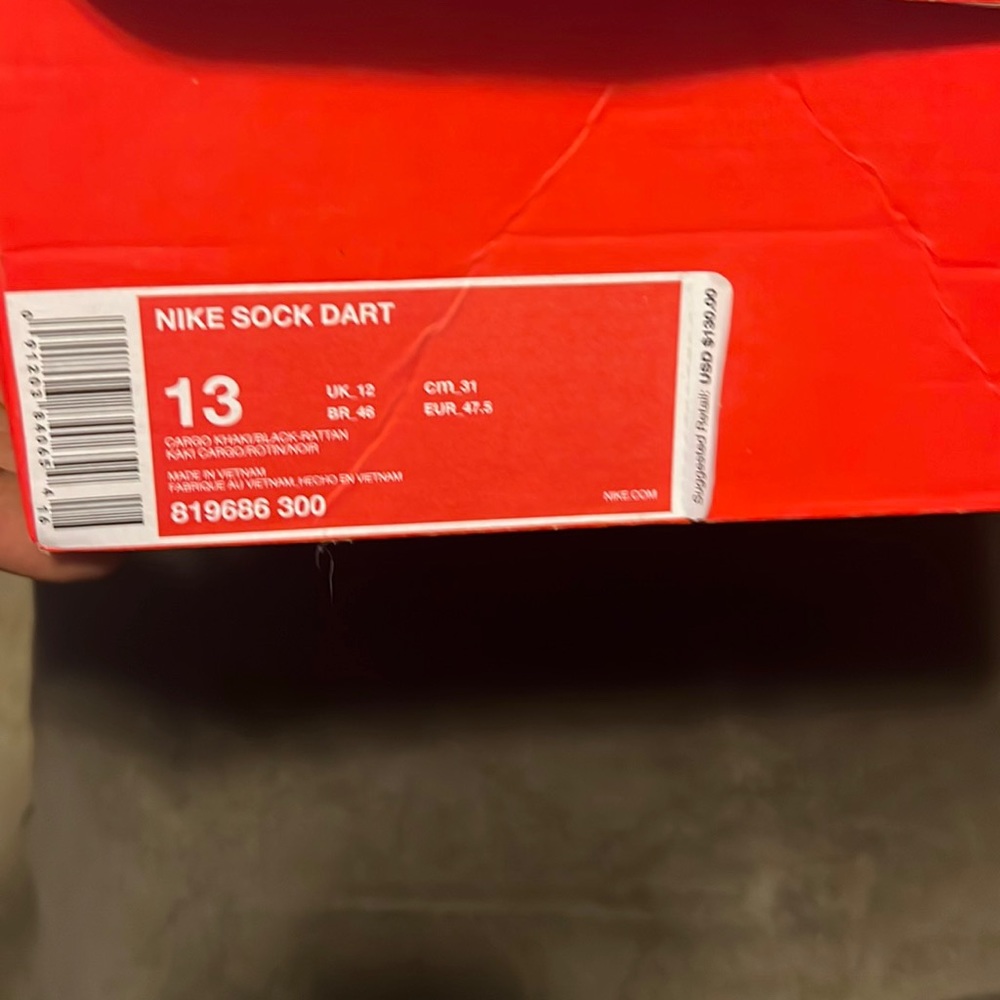 Nike sock dart